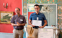 Best Presentation Award für Dominik Kugler
