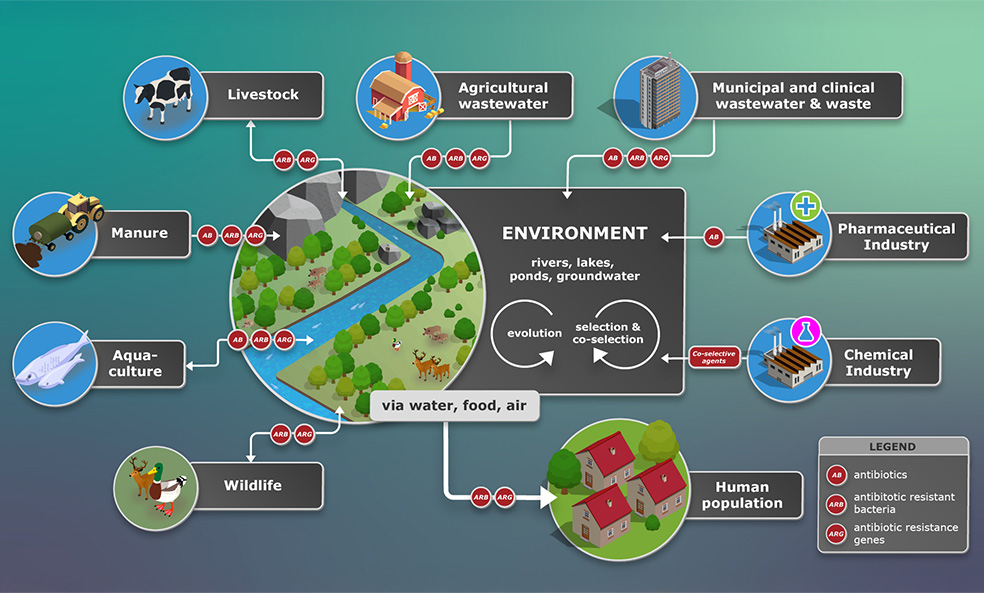 Infografik Antimikrobielle Resistenzen