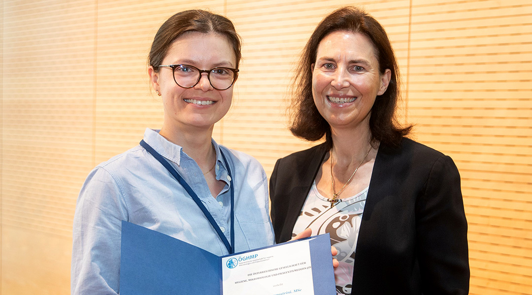 38. Jahrestagung der ÖGHMP Lena Campostrini and Prof. Monika Ehling-Schulz